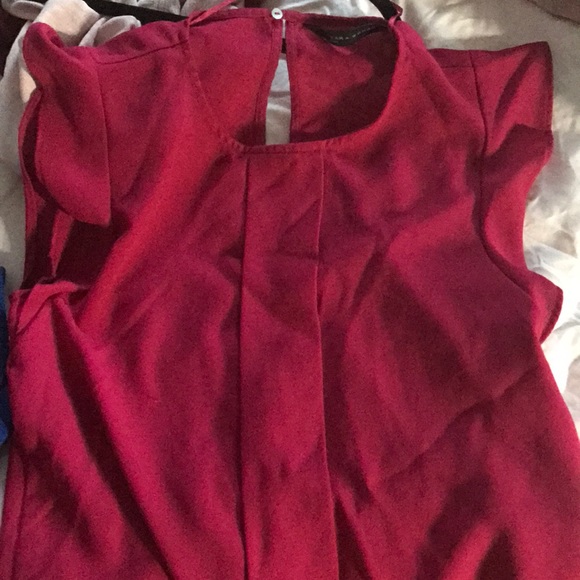 🌺 Zara ruffle top - Picture 4 of 4